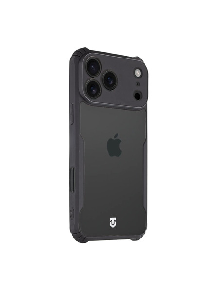 Tactical Tactical Quantum Stealth Tok Apple iPhone 18 Pro Max Clear/Black számára