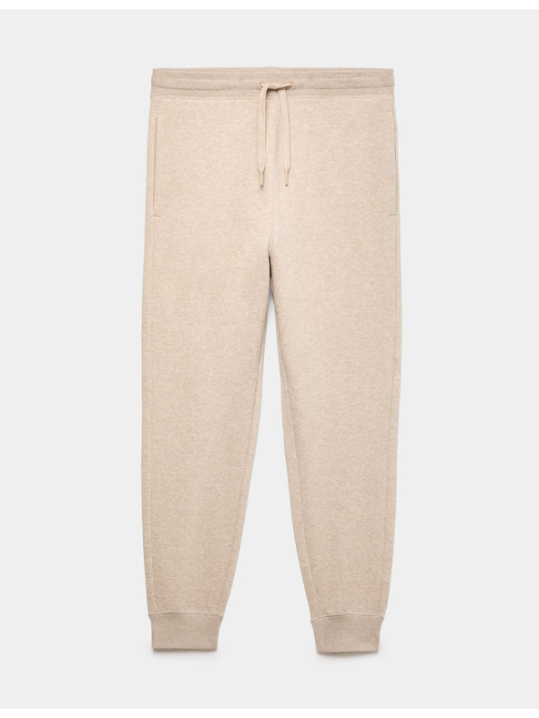 Marks & Spencer Magas pamuttartalmú jogging nadrág fésült belső résszel és mandzsettákkal Marks & Spencer barna