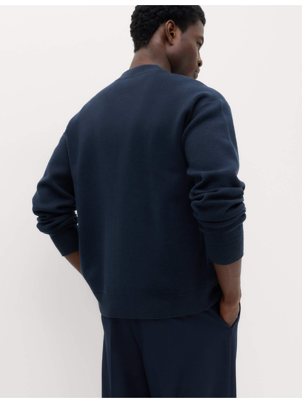 Marks & Spencer Kötött bomber kabát kötött fonalból Marks & Spencer tengeri kék