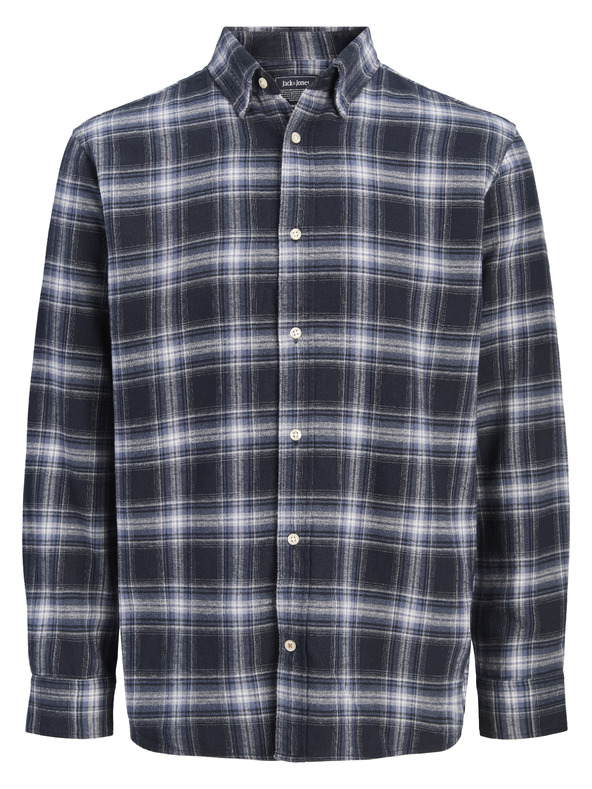 Jack & Jones Flanel kockás férfi ing navy