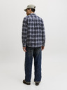 Jack & Jones Flanel kockás férfi ing navy