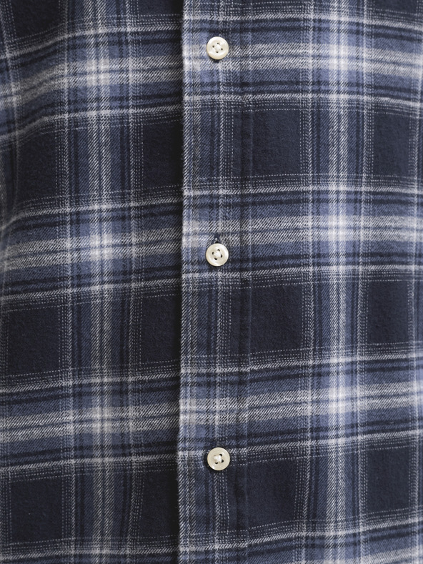 Jack & Jones Flanel kockás férfi ing navy