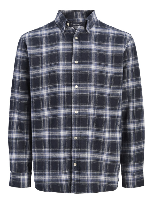 Jack & Jones Flanel kockás férfi ing navy