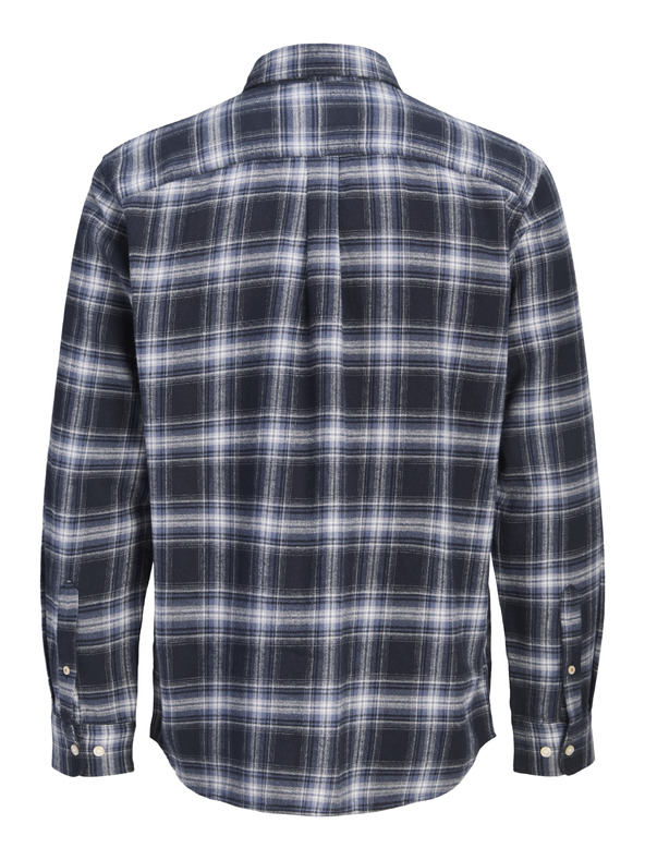 Jack & Jones Flanel kockás férfi ing navy