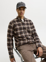 Jack & Jones Flanel kockás férfi ing barna