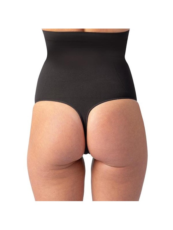 Bellinda INVISIBLE SILHOUETTE HIGH WAIST THONG - Női formáló magasított tanga - fekete