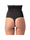 Bellinda INVISIBLE SILHOUETTE HIGH WAIST THONG - Női formáló magasított tanga - fekete