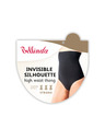 Bellinda INVISIBLE SILHOUETTE HIGH WAIST THONG - Női formáló magasított tanga - fekete