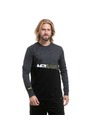 Meatfly Meatfly férfi hosszú ujjú póló Judgement Charcoal Heather / Black