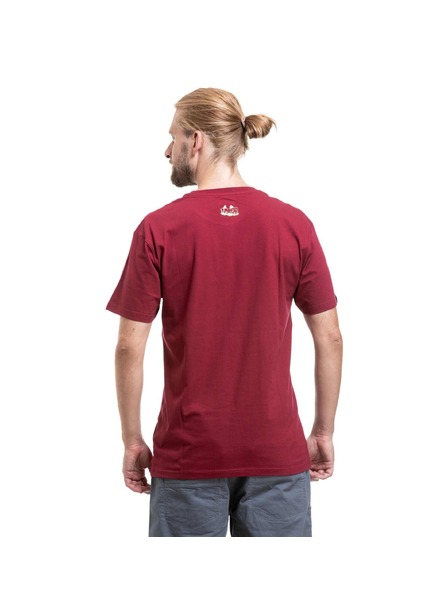 Meatfly Meatfly férfi póló Adventure Brown Red