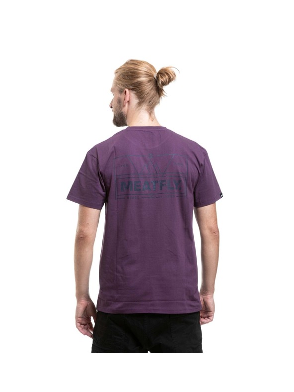 Meatfly Meatfly férfi póló Lorim Deep Purple