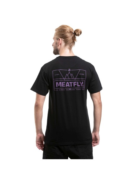 Meatfly Meatfly férfi póló Lorim Black