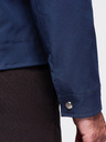 Ombre Clothing Férfi könnyű átmeneti cipzáras kabát klasszikus gallérral – sötétkék V1 OM-JANP-0224 Ombre Clothing