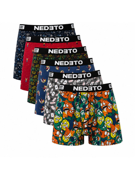 Nedeto Hat darab - Nedeto férfi boxeralsó többszínű