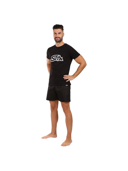Styx Férfi pizsamaszett Styx fekete