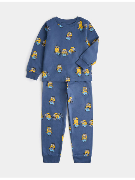 Marks & Spencer Minions™ pizsamakomplett tiszta pamutból (1–16 év) Marks & Spencer kék