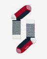 Happy Socks Half Stripe Zokni